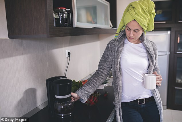 Experts are warning against using coffee makers made of black plastic over fears of containing high levels of cancer-causing chemicals and flame retardants. (Stock image)