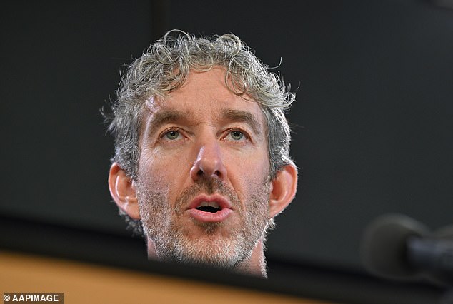 Co-founder of Atlassian Scott Farquhar at the National Press Club in Canberra