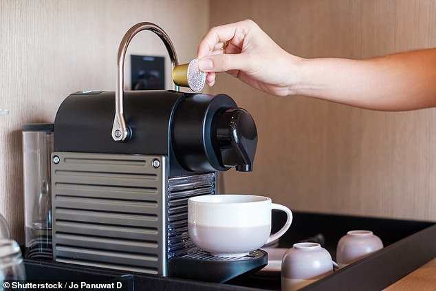 If your black plastic coffee maker is constantly exposed to boiling water, the cancerous chemicals may start melting and slowly trickle down into your coffee cup. (Stock image)