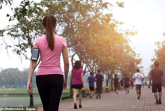 Research suggests that walking quickly for just 15 minutes a day could slash the risk of suffering heart disease by up to almost 20 per cent