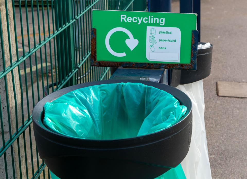The government wants to increase recycling rates. (PA)