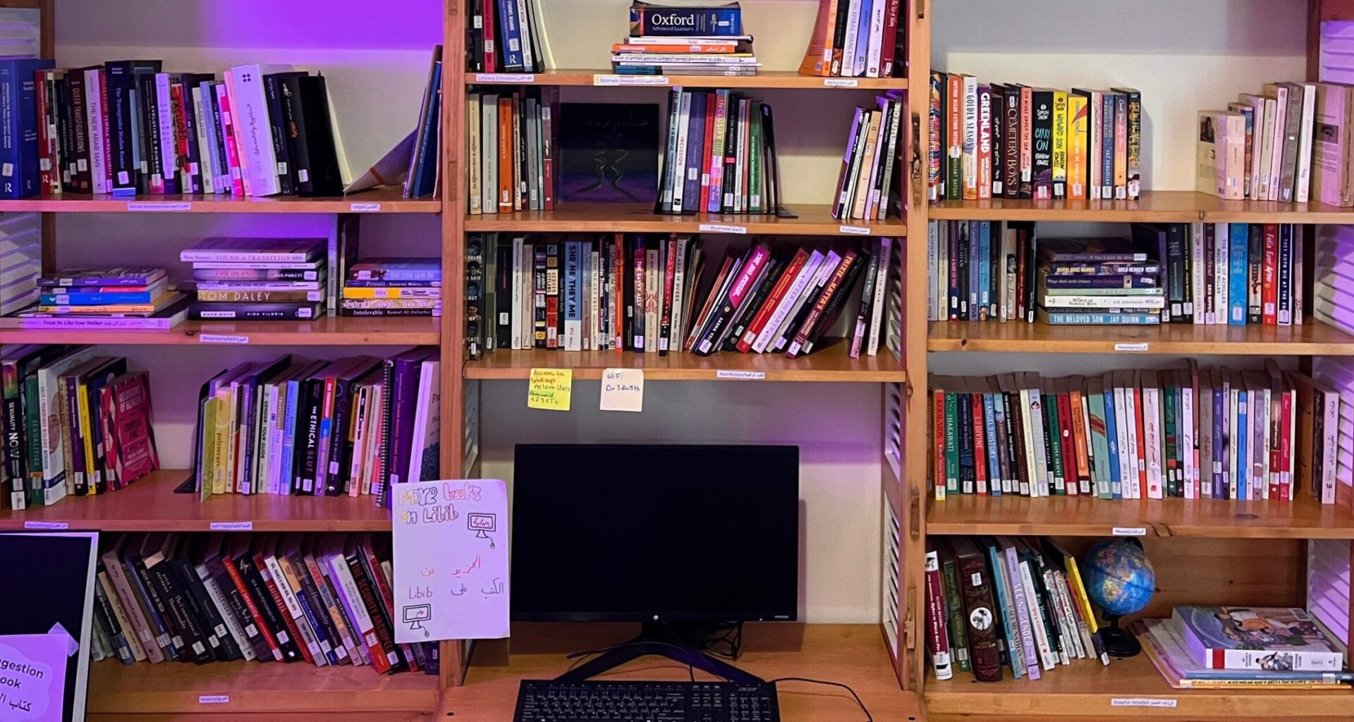 Margot K: “What began as a modest bookshelf has grown into a LGBTIQ+ library with over 400 titles”