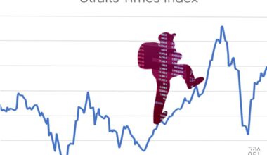 The Straits Times Index crossed the 4,000 threshold for the first time in March, and surged past 4,200 in July.