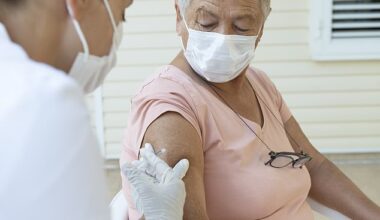 Over-65s in the UK are usually jabbed with Pneumovax 23, which is usually given just once (stock photo)