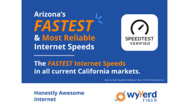 Wyyerd Fiber Ranks Arizona's Top-Rated Provider With Fastest & Most Reliable Internet Speeds