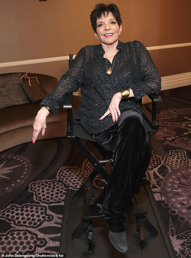 Liza, 79, pictured last October, is currently working on a memoir she says was partly provoked by her annoyance at the inaccurate portrayals of her mother