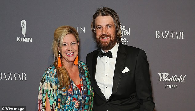 Annie Cannon-Brookes and Mike Cannon-Brookes in happier times