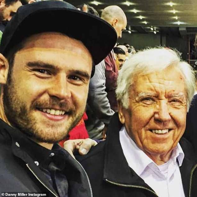 It comes as Danny fought back the tears as he shared a heartbreaking four-word confession about his dad's dementia diagnosis in May (the father and son duo pictured)
