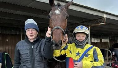 Gary and Darryl enjoying a Sweet ride with freakish mare