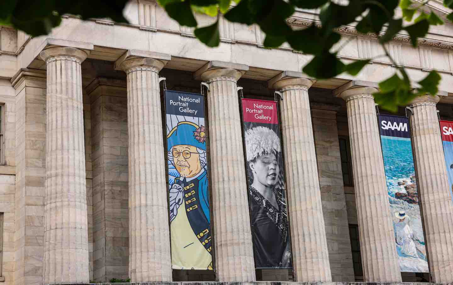 The exterior of the Smithsonian American Art Museum and National Portrait Gallery in Washington, DC, 2025.