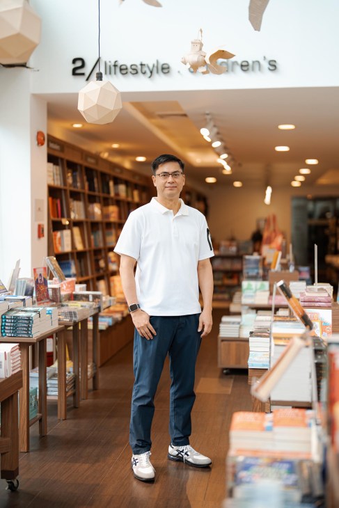 Jaime Daez, founder of Fully Booked, poses for a portrait at the Fully Booked BGC branch in Manila, Philippines, on Wednesday, May 21, 2025.