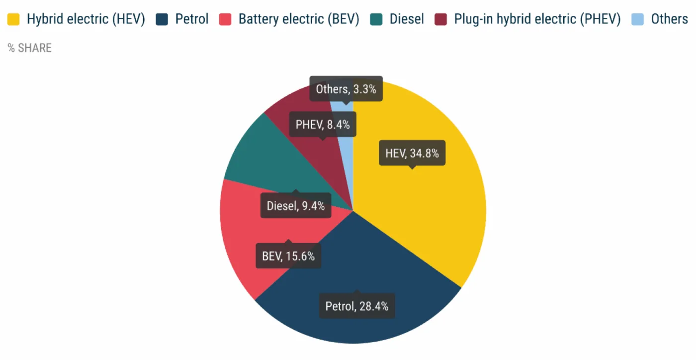 acea registrations 1 half 2025