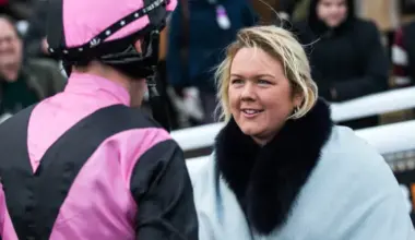 Grace Harris at Chepstow Racecourse