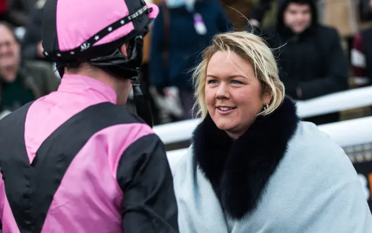 Grace Harris at Chepstow Racecourse