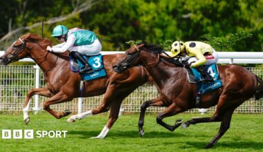 Richard Kingscote riding Qirat