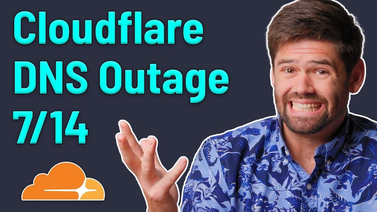 Cloudflare DNS outage in 2025 causing global internet disruption