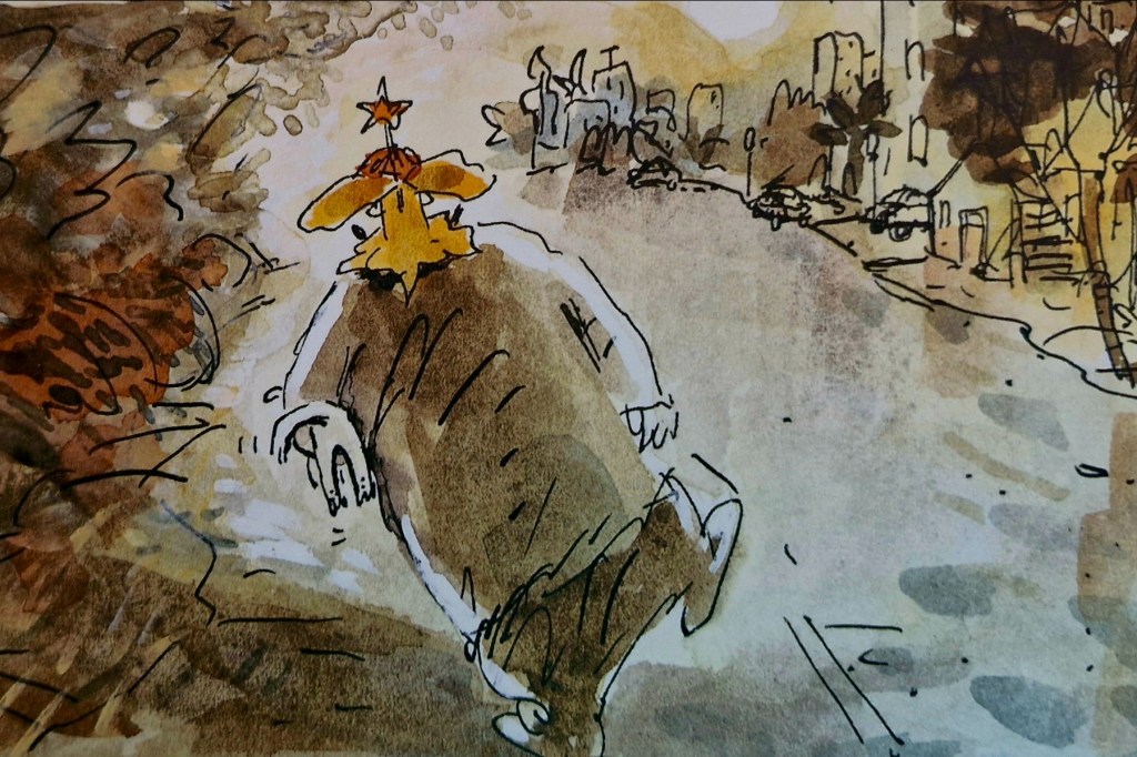 Picture perfect: An illustration from Caroline Magerl's picture book, Tomato Sandwich.