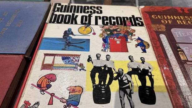 An old Guinness Book of Records which will form part of the exhibition in Castlebridge