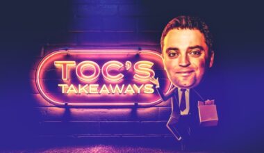 TOC'S TAKEAWAYS: Jason celebrates a big win with a little Tipple