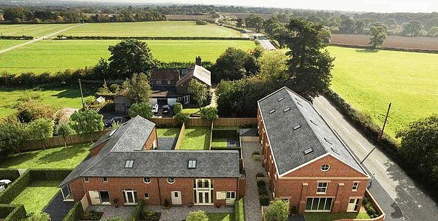 Pictured: Moat Hall Farm in Cheshire, where ITV 's 'Car Boot Challenge' was filmed. Richard inherited 25 per cent of the farm in 1958 after the death of his father and, after buying out the shares of his three siblings, became its sole owner