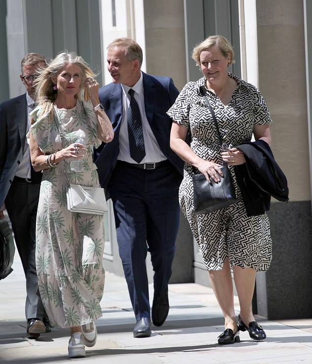 What would happen to Richard's fortune in the wake of his death was initially set down in a 1995 will – undisputed by both sides – in which the Car Boot King gave Adam (pictured, centre) a 40-year tenancy of the farm and an option to purchase it at its probate value