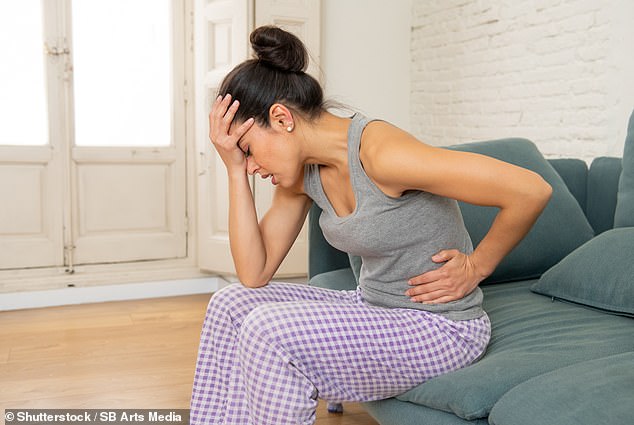 A woman blighted by an ultra-rare complication discovered that her IUD had migrated from her uterus to another part of body (stock image)