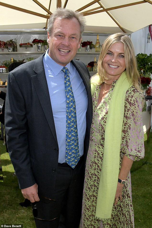 Now George Mountbatten, the Marquess of Milford Haven (pictured with his wife Claire) has intervened personally – insisting his grandson must officially be known as a Mountbatten