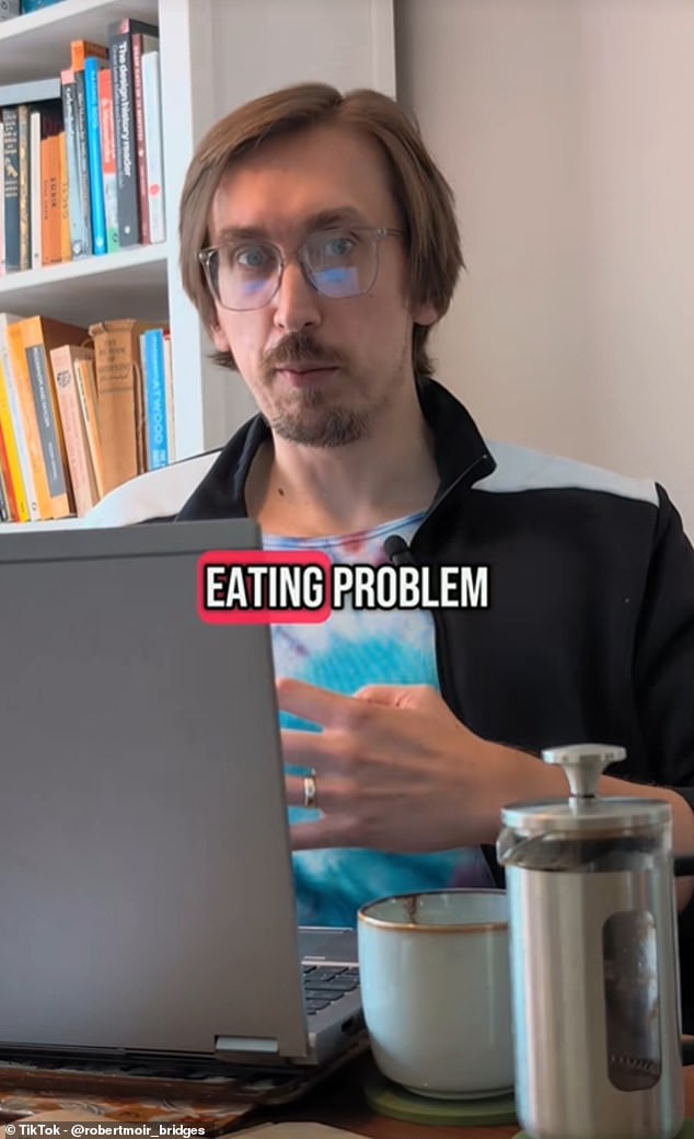 Meanwhile, Robert Moir, a fitness and nutrition consultant, said that Joe is 'spiraling' and worried that the TV personality is starting to lean towards a 'disordered eating problem' with his content