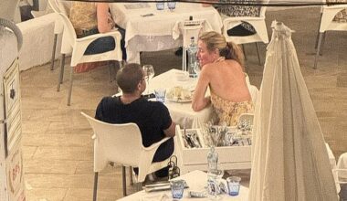 Cat Deeley (pictured) has been spotted for the first time since her shock split from husband Patrick Kielty was announced, enjoying dinner with a male friend in Spain