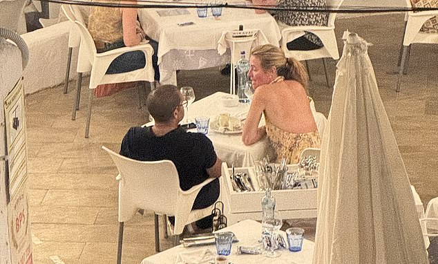 Cat Deeley (pictured) has been spotted for the first time since her shock split from husband Patrick Kielty was announced, enjoying dinner with a male friend in Spain