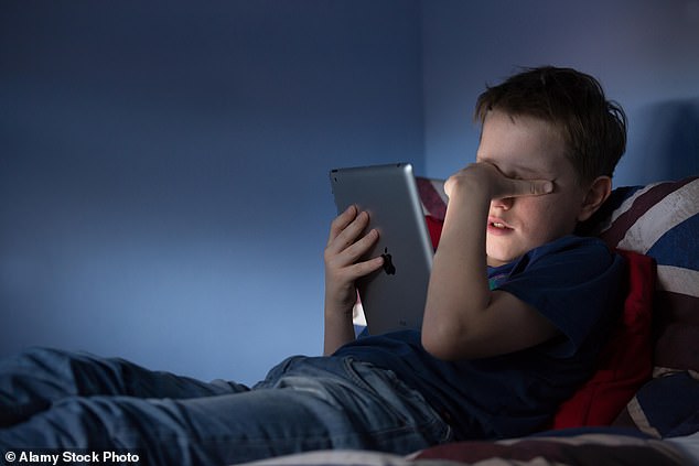 Prolonged screen time led to heightened anxiety (file photo)
