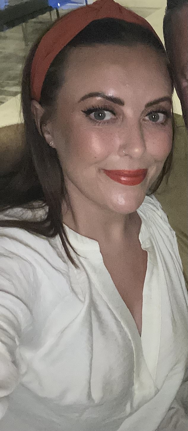 Rebecca Wood had severe food poisoning in Egypt while she was pregnant and was put on a drip