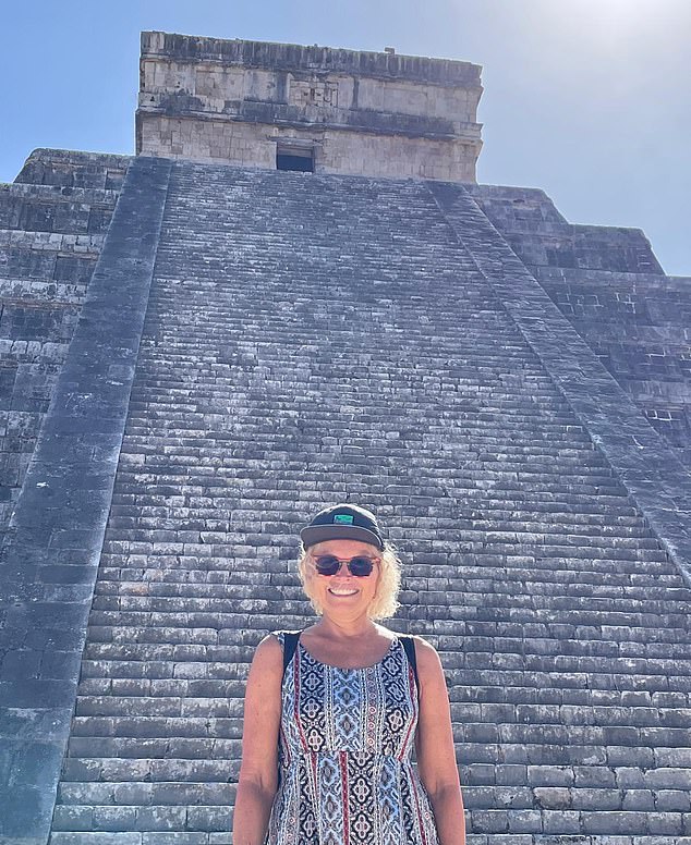 Karen Wride was on a three-week trip to Mexico when she was bitten by a mosquito