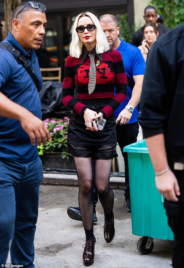 Emily Blunt surfaced on the set of The Devil Wears Prada 2 this week with a hairdo totally unrecognizable to fans of the original 2002 film