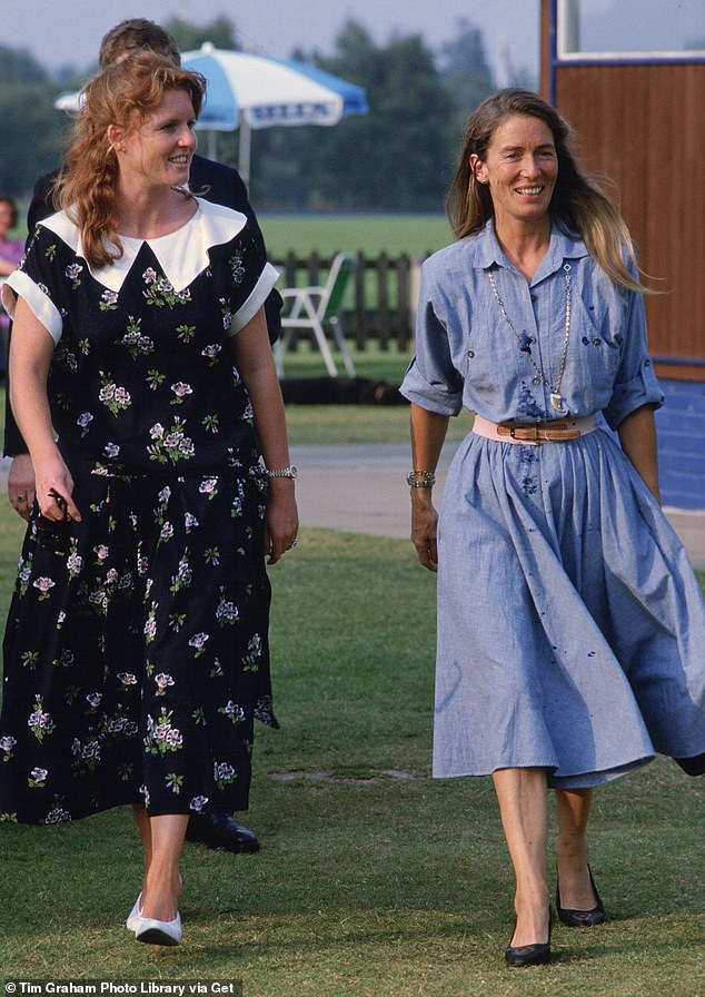 Sarah Ferguson with her mother, Susan Barrantes, at Windsor in 2006
