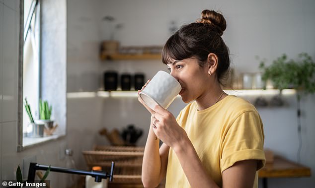 Your daily coffee habit could increase your risk of cancer by up to nearly sixfold, startling research suggests (stock image)