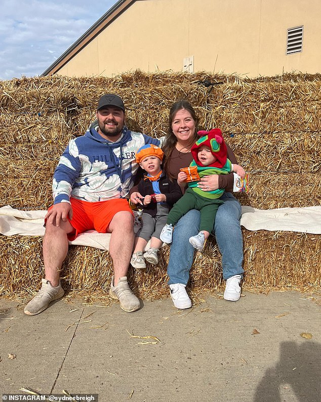Bardeson is pictured with her family. Despite experiencing multiple symptoms and a strong personal conviction that she was pregnant, clinical tests confirmed she was not. Ultimately, receiving this medical confirmation from her physician came as a relief