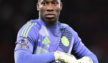 Andre Onana has been named on the bench for Manchester United against Fulham