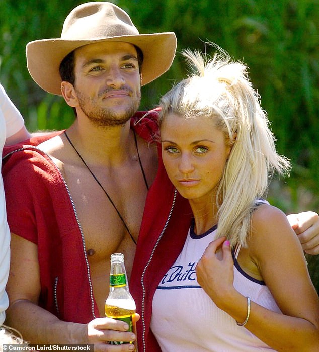Peter Andre and Katie Price during their stint on ITV's I'm A Celebrity... Get Me Out Of Here in 2004, where they met and fell in love