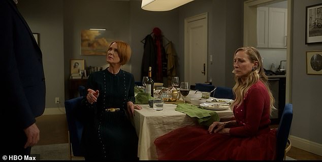 The actress began letting some of her gray hair show while on And Just Like That. 'She wanted the gray to blend in with her blonde,' her hair stylist Gina Gilbert told Women.com , adding it created a 'really nice dimension'