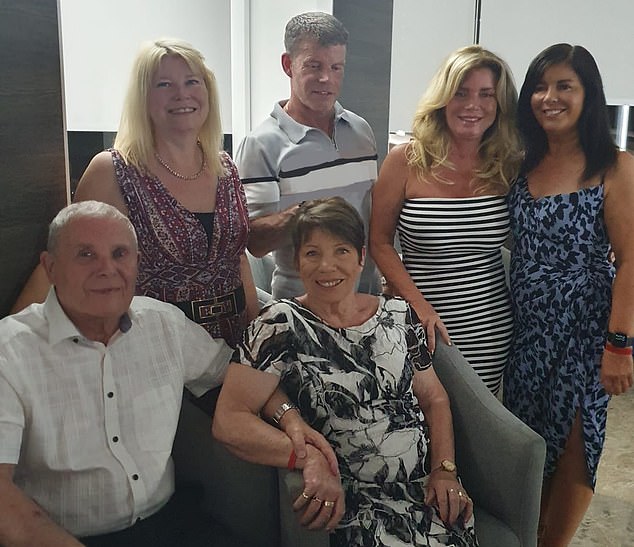 Mr and Mrs Holt and their four children (from left to right) Jackie Wood, Stephen Holt, Michelle Turner and Susan Barker