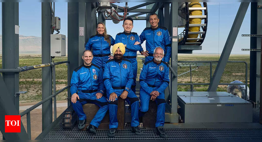Agra-born adventurer lifts off to edge of space in Blue Origin’s spacecraft | India News