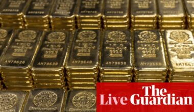 Gold futures rise to new high after reports Trump has imposed tariffs on one-kilo bars – business live | Business