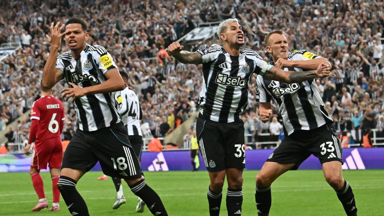 Premier League recap: Liverpool win thriller vs. 10-man Newcastle