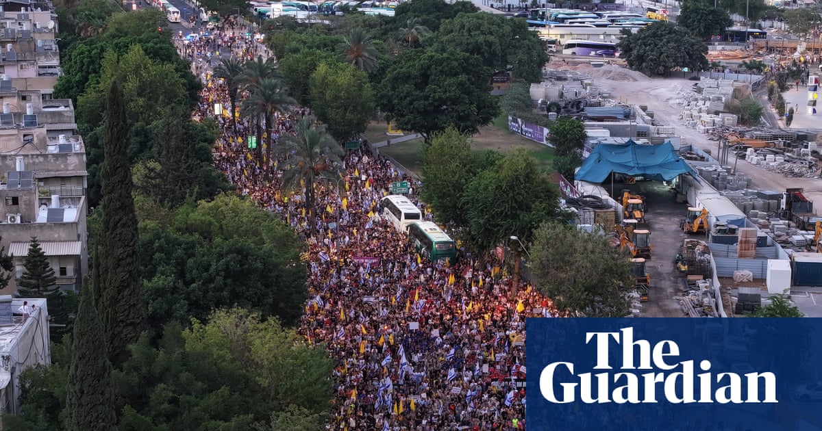 Israeli protesters stage ‘day of disruption’ calling for end to war in Gaza | Israel-Gaza war