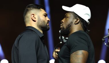 Image: 'I'm Coming to Destroy This Guy': Hrgovic's Chillingly Calm Threat Leaves Adeleye Visibly Shaken at Final Presser