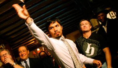 Darts with Pacquiao, backstage with AJ and at home with Fury