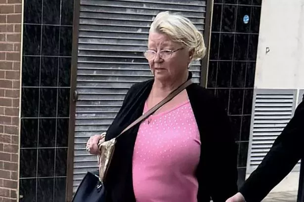Susan Pearson, from Wigan, outside Bolton Crown Court