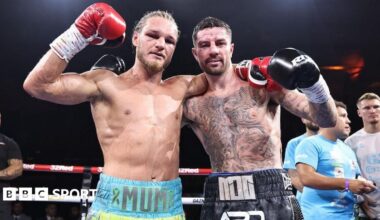 England women lift trophy