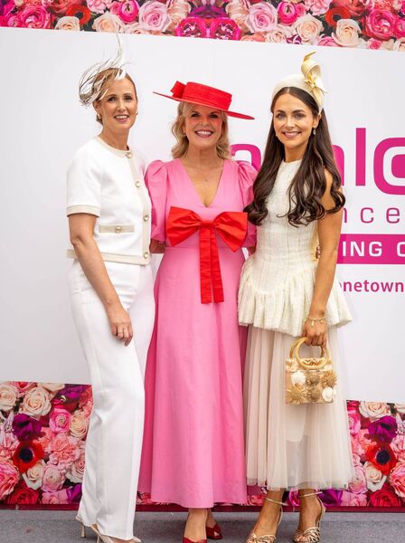 Athlone Towncentre 'Friday's Most Stylish' judges Shirley Delahunt (general manager Athlone Towncentre)m Marietta Doran (head judge, presenter and stylist) and Kayleigh Trappe (presenter & comedian). Pic: ©INPHO/Morgan Treacy